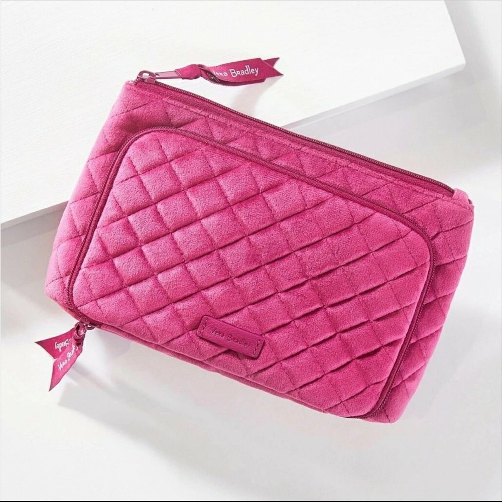 VERA BRADLEY Majestic Magenta Compact Organizer Bag Pouch Women’s BRAND NEW